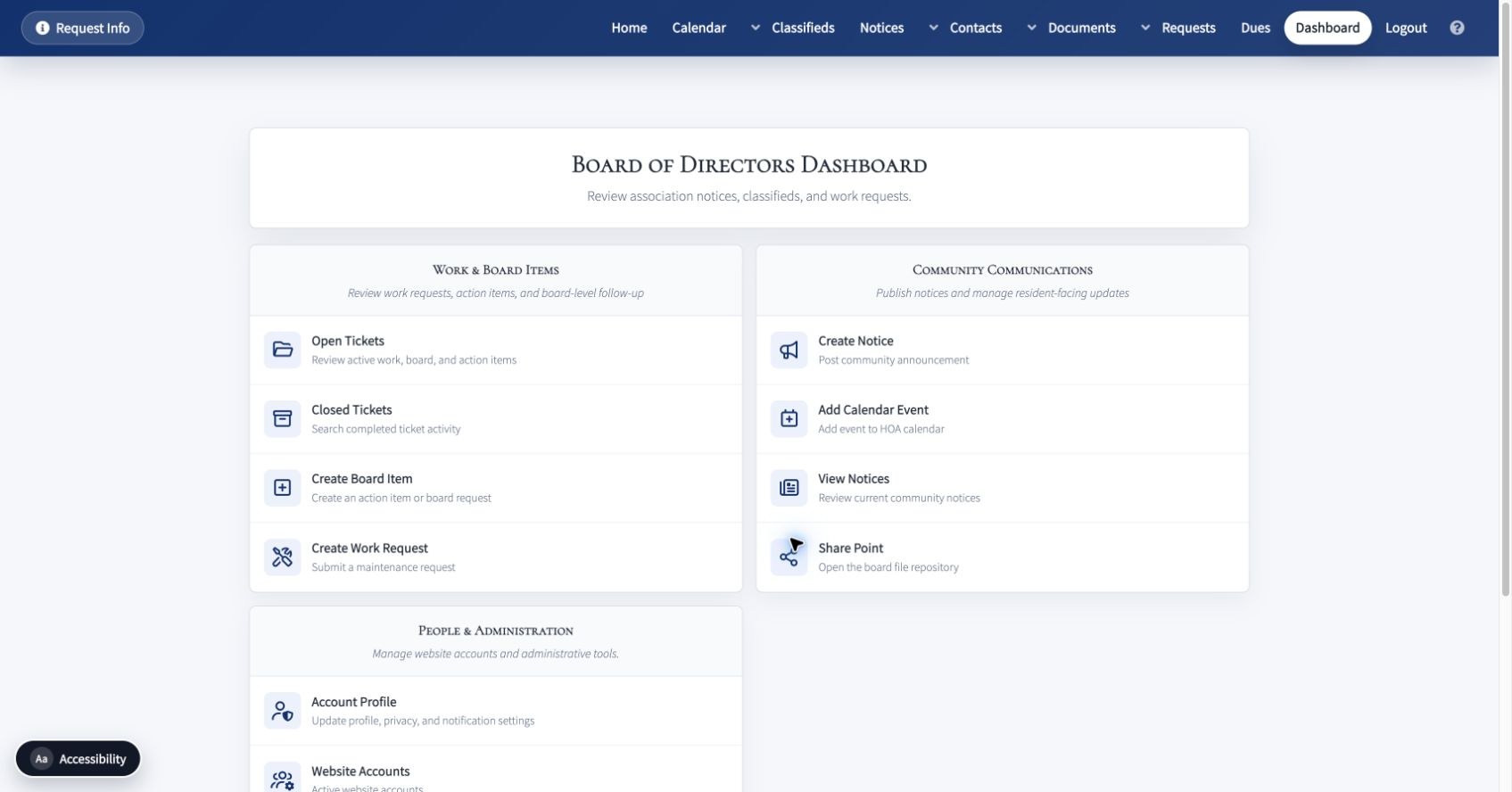 Start from the Dashboard screenshot